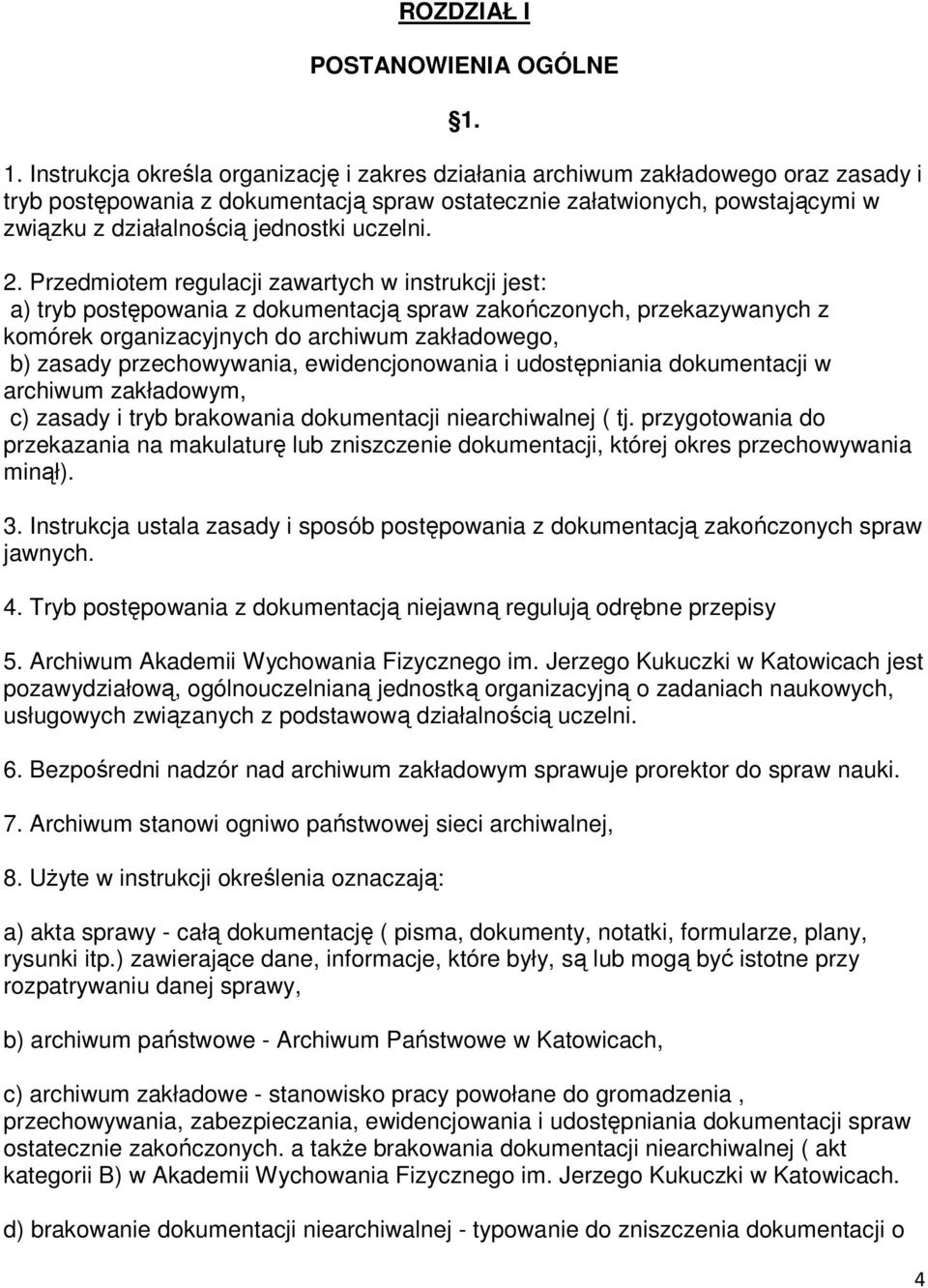 jednostki uczelni. 2.