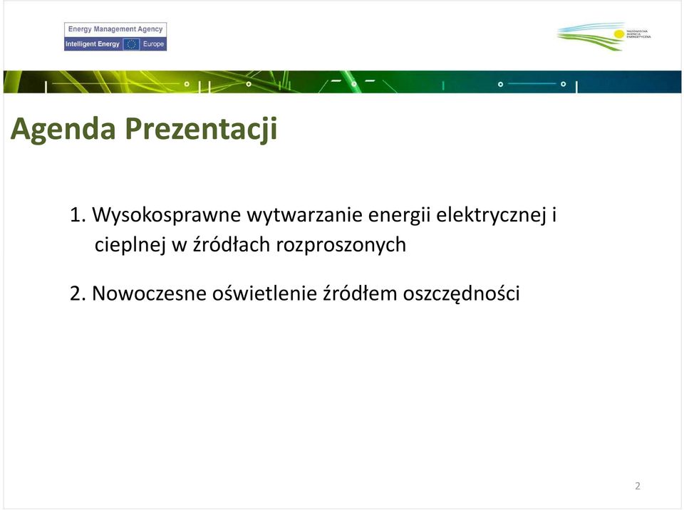 elektrycznej i cieplnej w źródłach