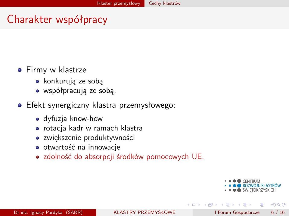 Efekt synergiczny klastra przemysłowego: dyfuzja know-how rotacja kadr w ramach klastra