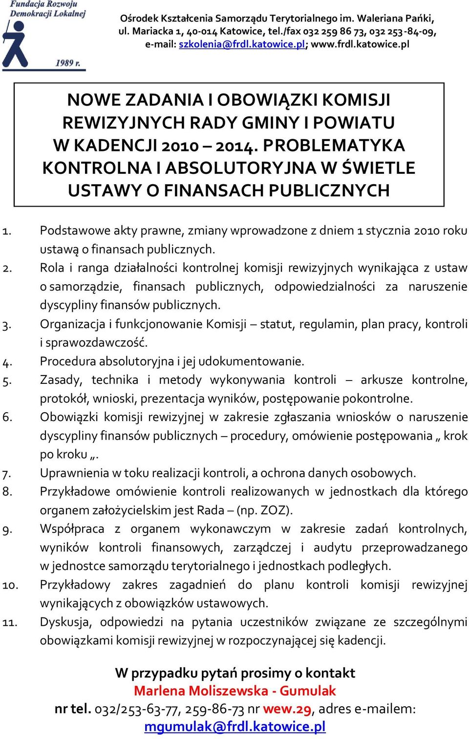 10 roku ustawą o finansach publicznych. 2.