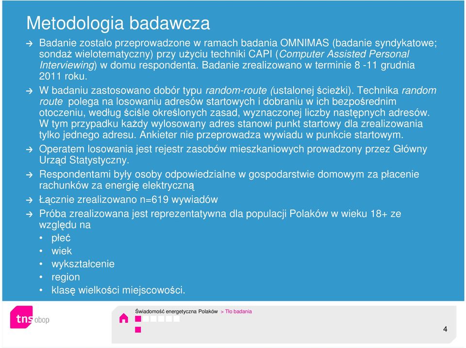 Technika random route polega na losowaniu adresów startowych i dobraniu w ich bezpośrednim otoczeniu, według ściśle określonych zasad, wyznaczonej liczby następnych adresów.