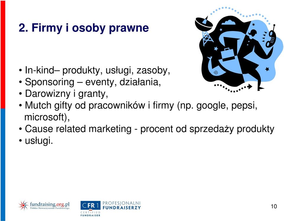 gifty od pracowników i firmy (np.