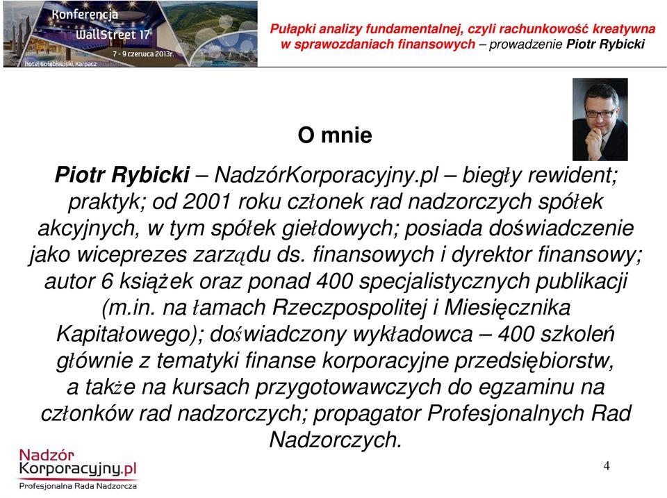 wiceprezes zarządu ds. fina
