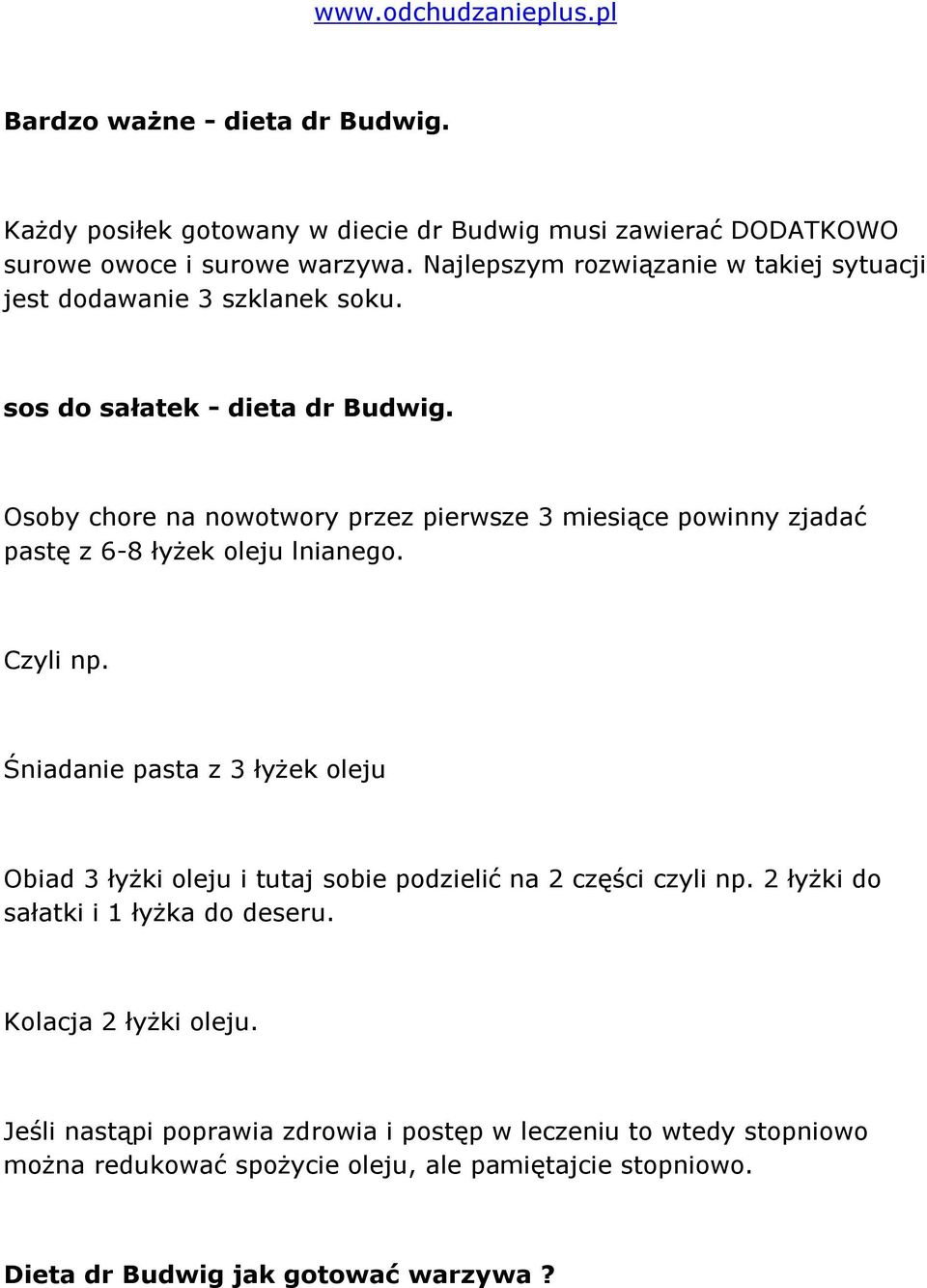 Dieta dr budwig chomikuj