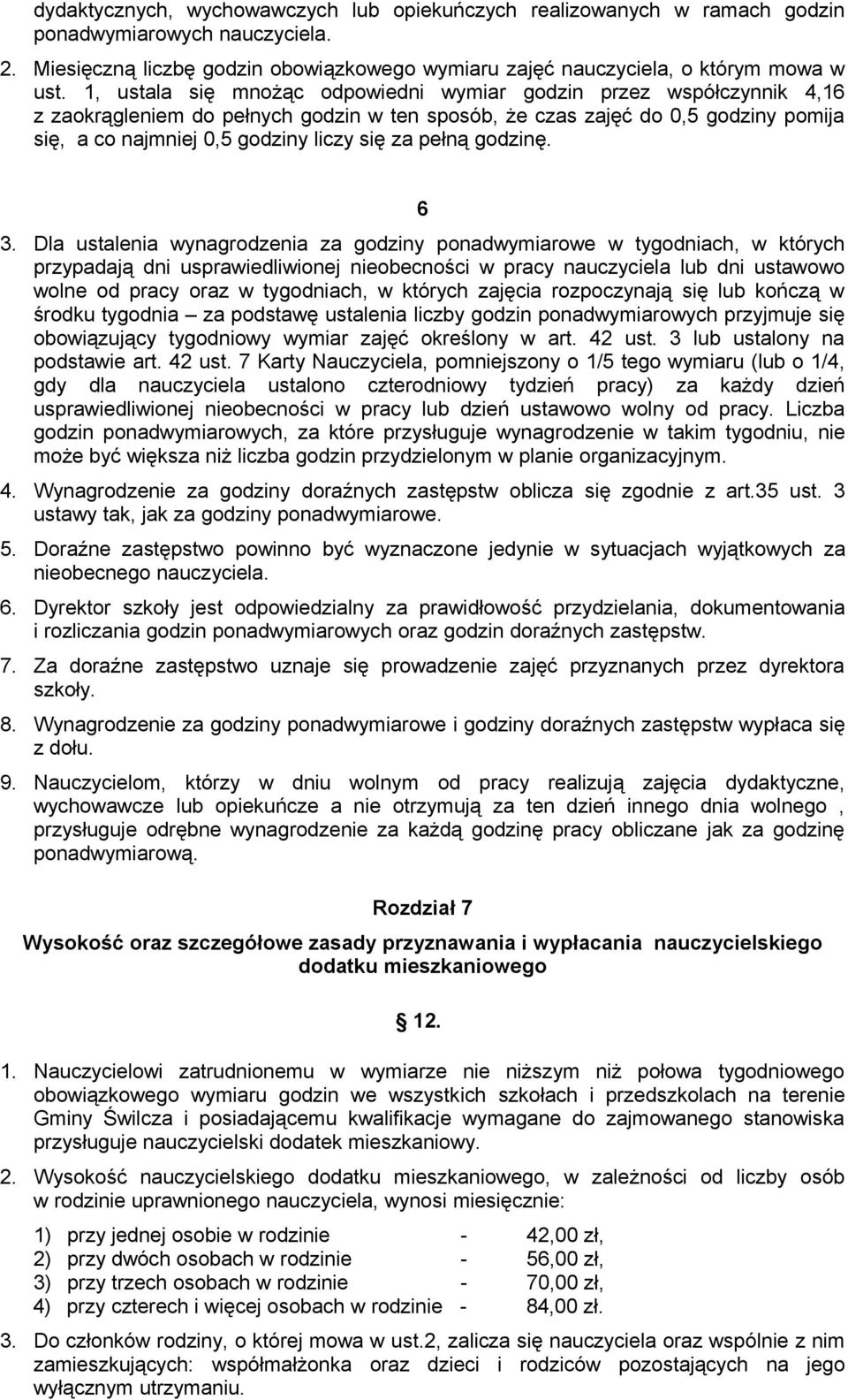 pełną godzinę. 6 3.