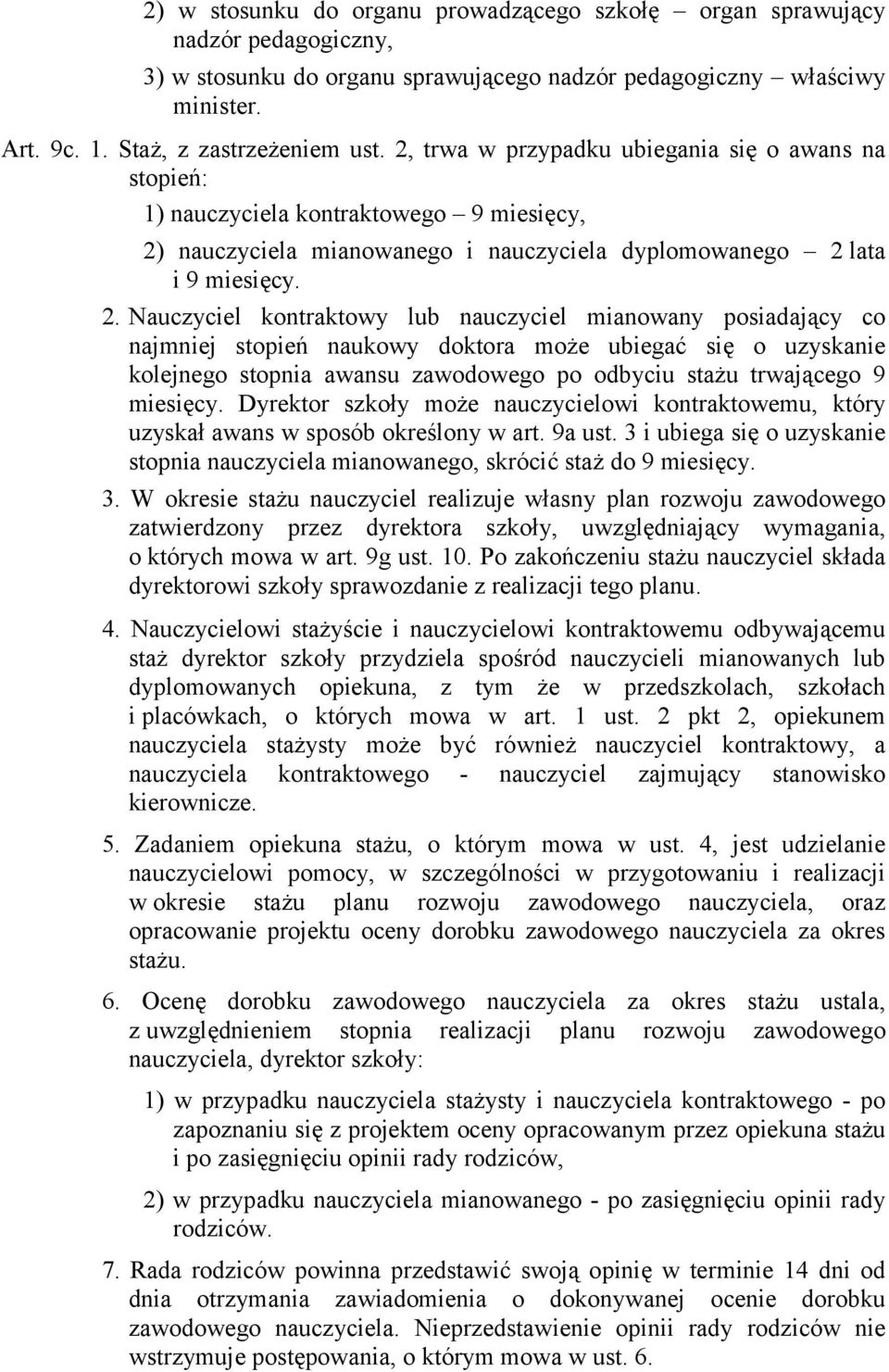 nauczyciela mianowanego i nauczyciela dyplomowanego 2 