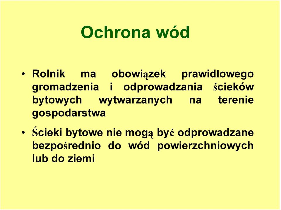 wytwarzanych na terenie gospodarstwa Ścieki bytowe