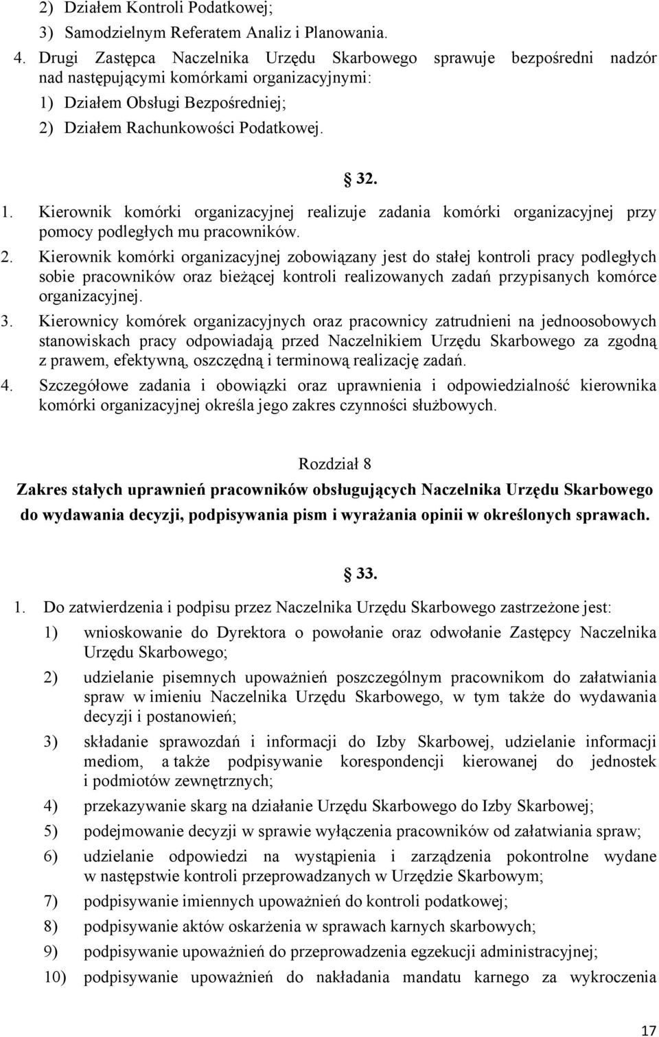 Działem Obsługi Bezpośredniej; 2)