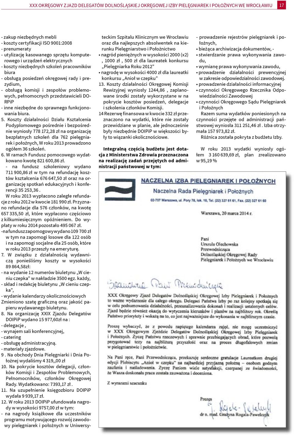 przedstawicieli DO- RPiP - inne niezbędne do sprawnego funkcjonowania biura. 5.