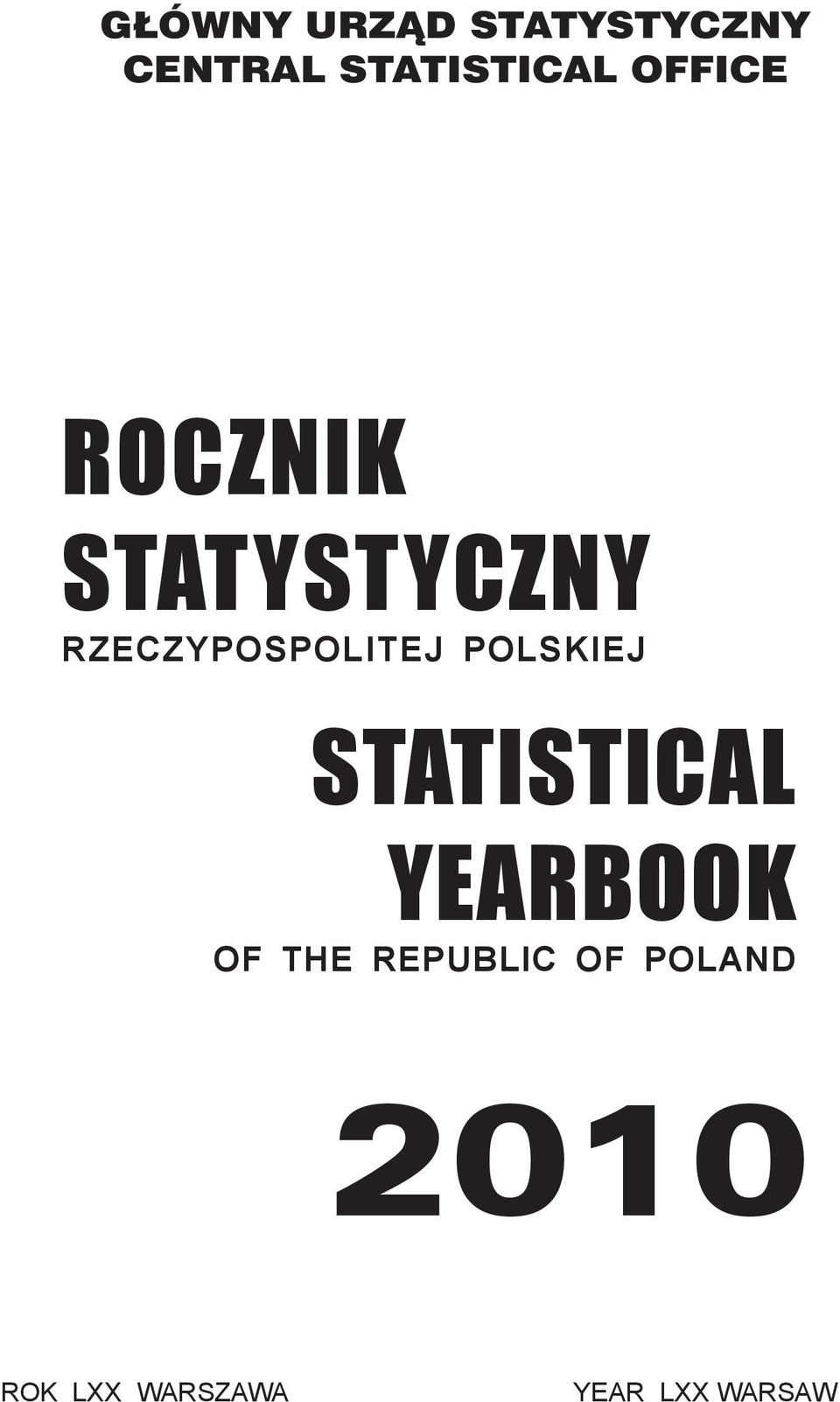 RZECZYPOSPOLITEJ POLSKIEJ STATISTICAL