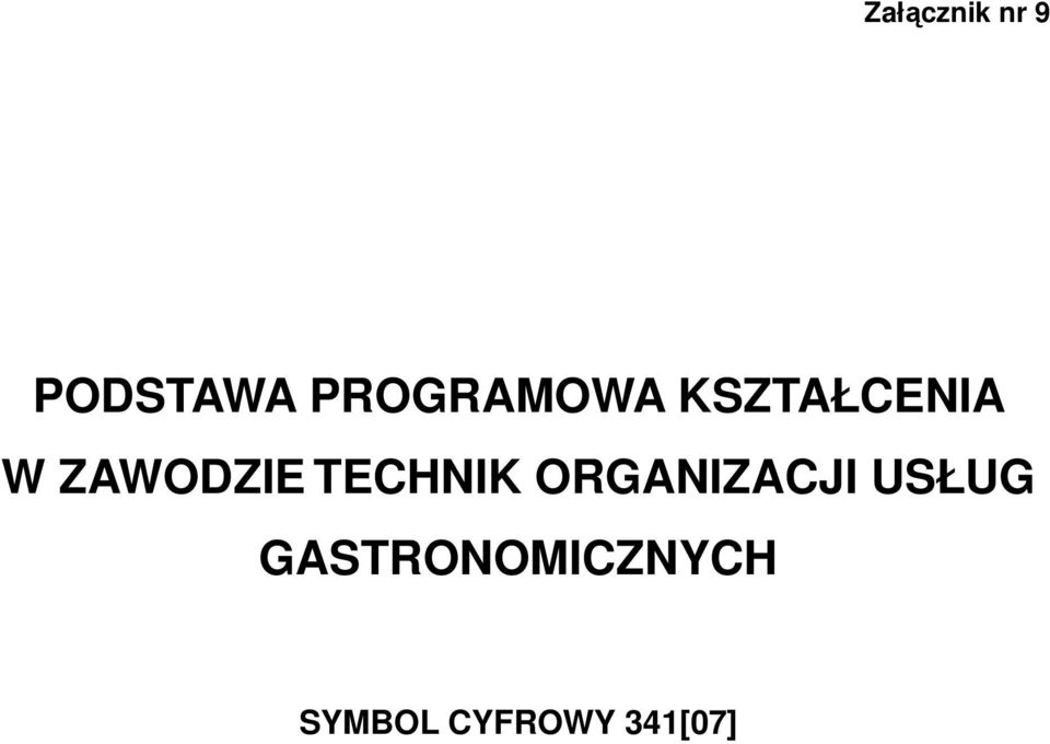 ZAWODZIE TECHNIK ORGANIZACJI