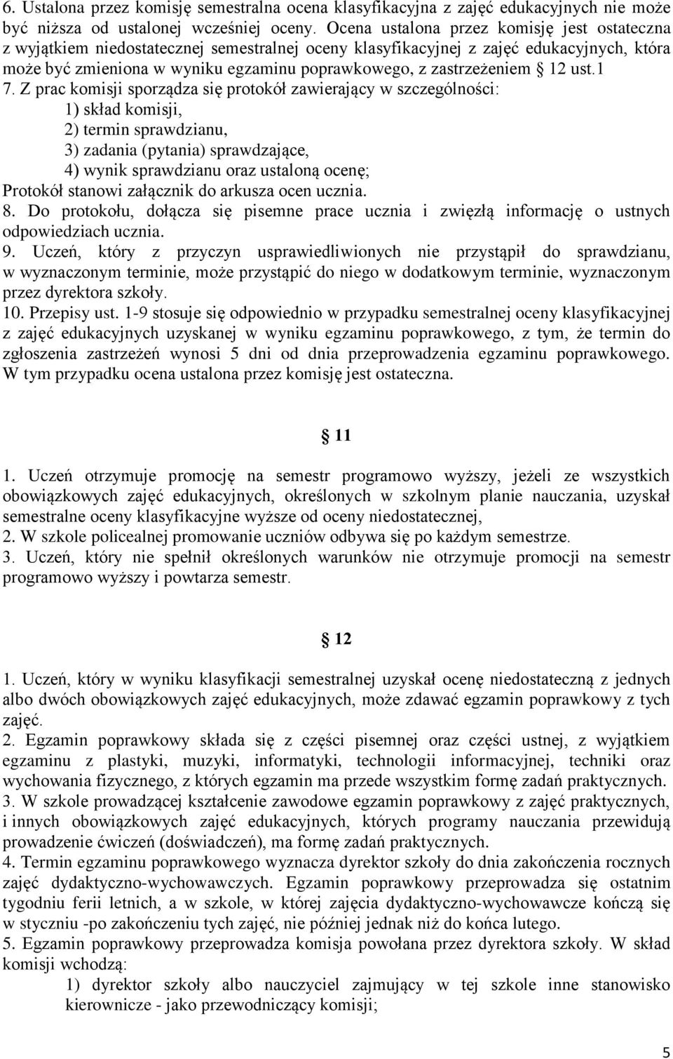 zastrzeżeniem 12 ust.1 7.