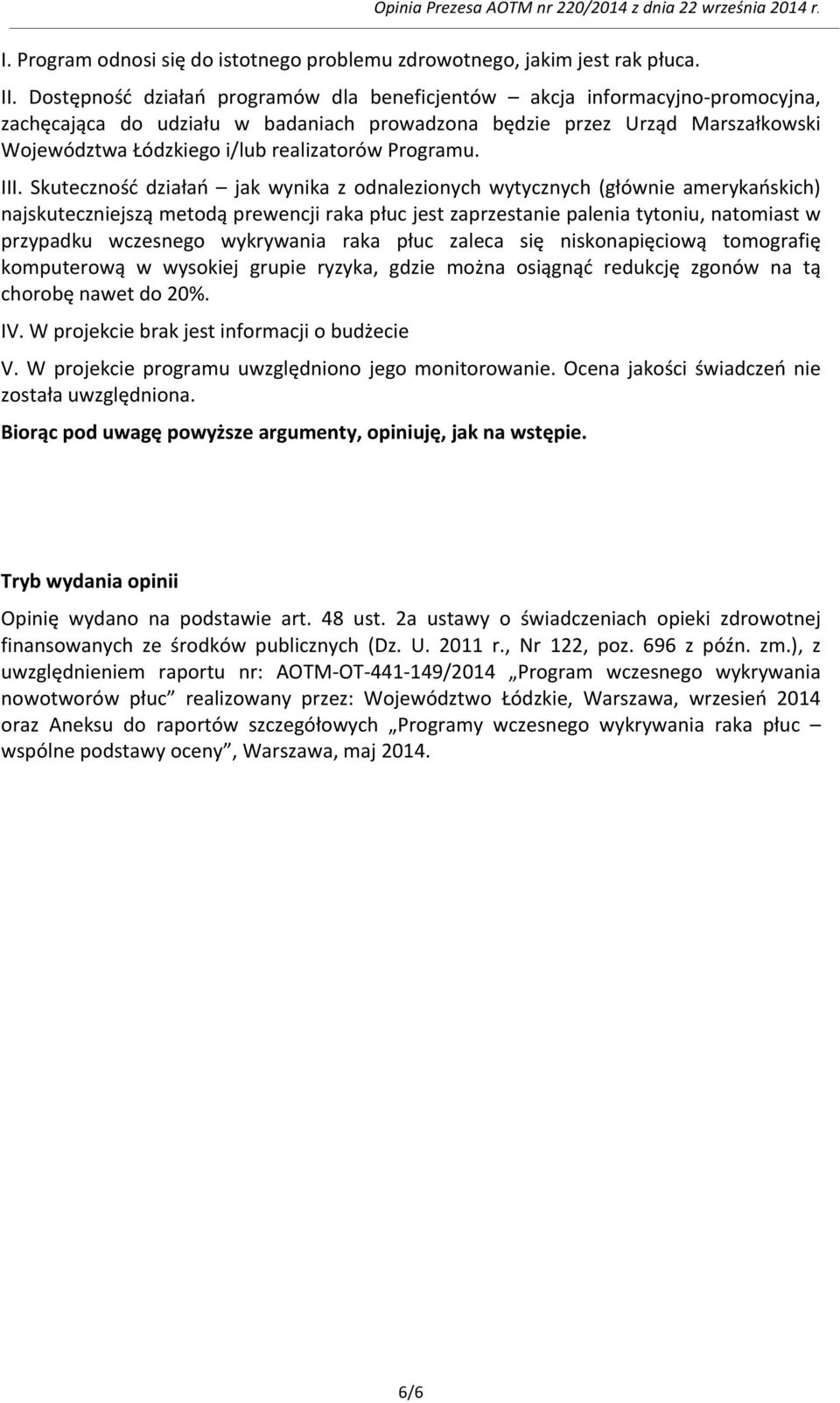 Programu. III.