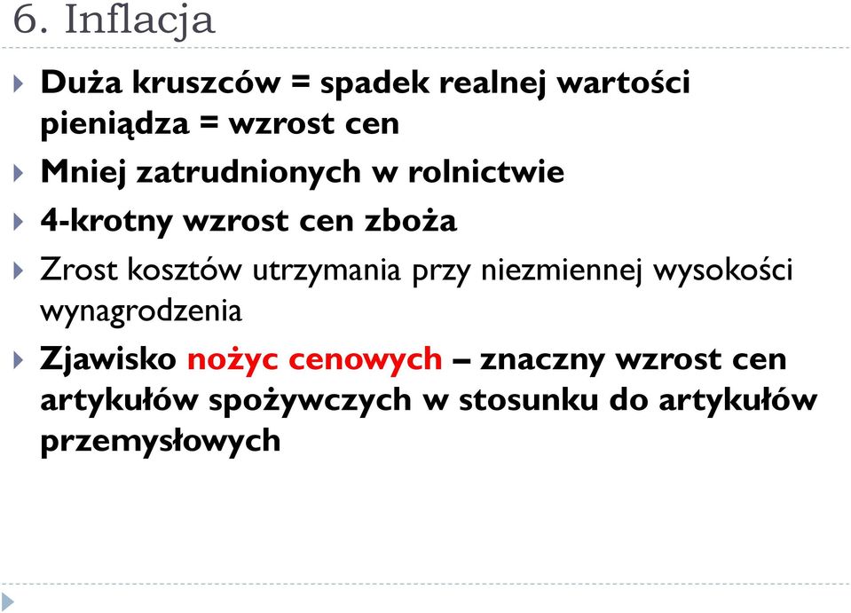 utrzymania przy niezmiennej wysokości wynagrodzenia Zjawisko nożyc cenowych