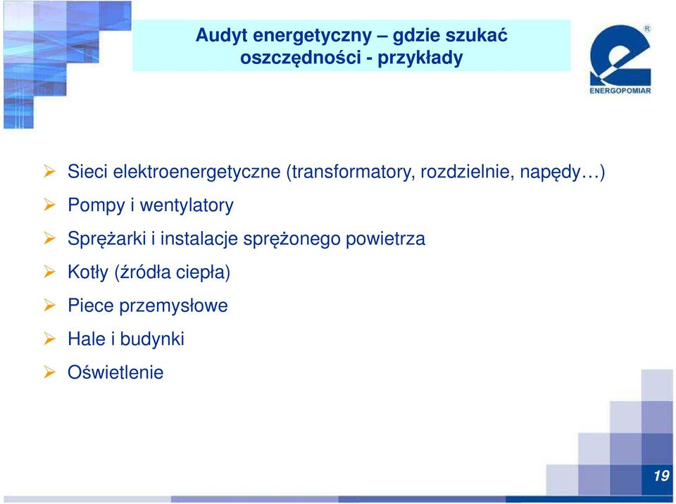 Pompy i wentylatory Sprężarki i instalacje sprężonego powietrza