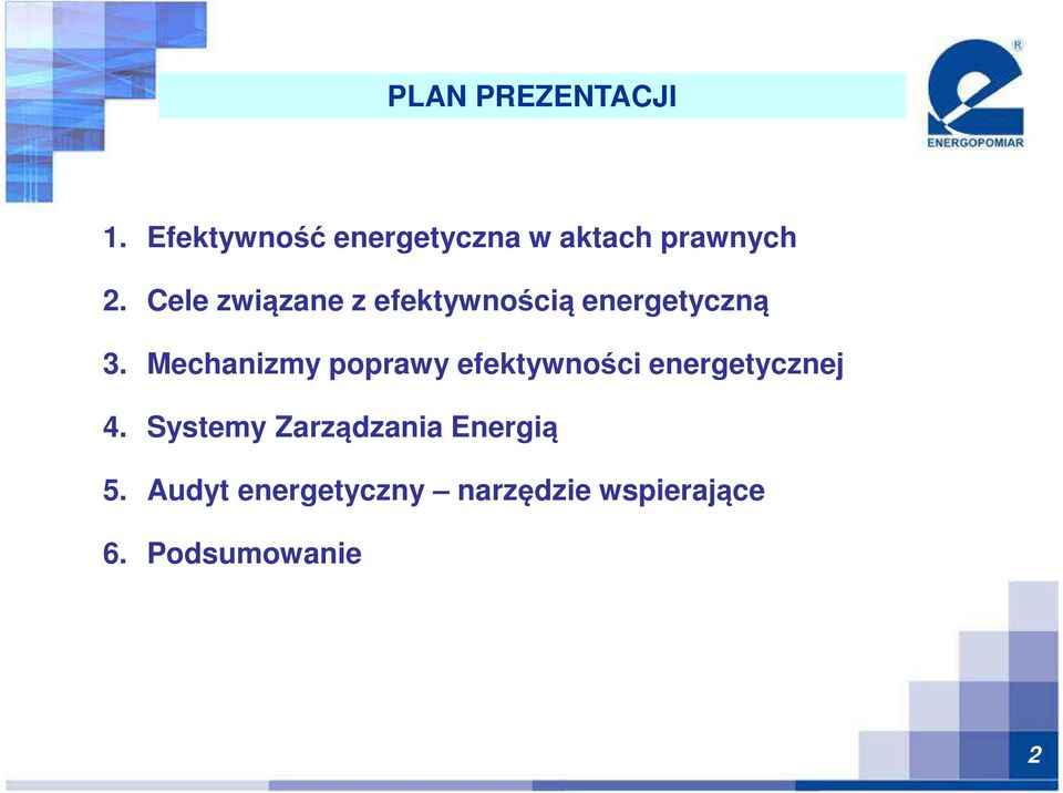 Cele związane z efektywnością energetyczną 3.