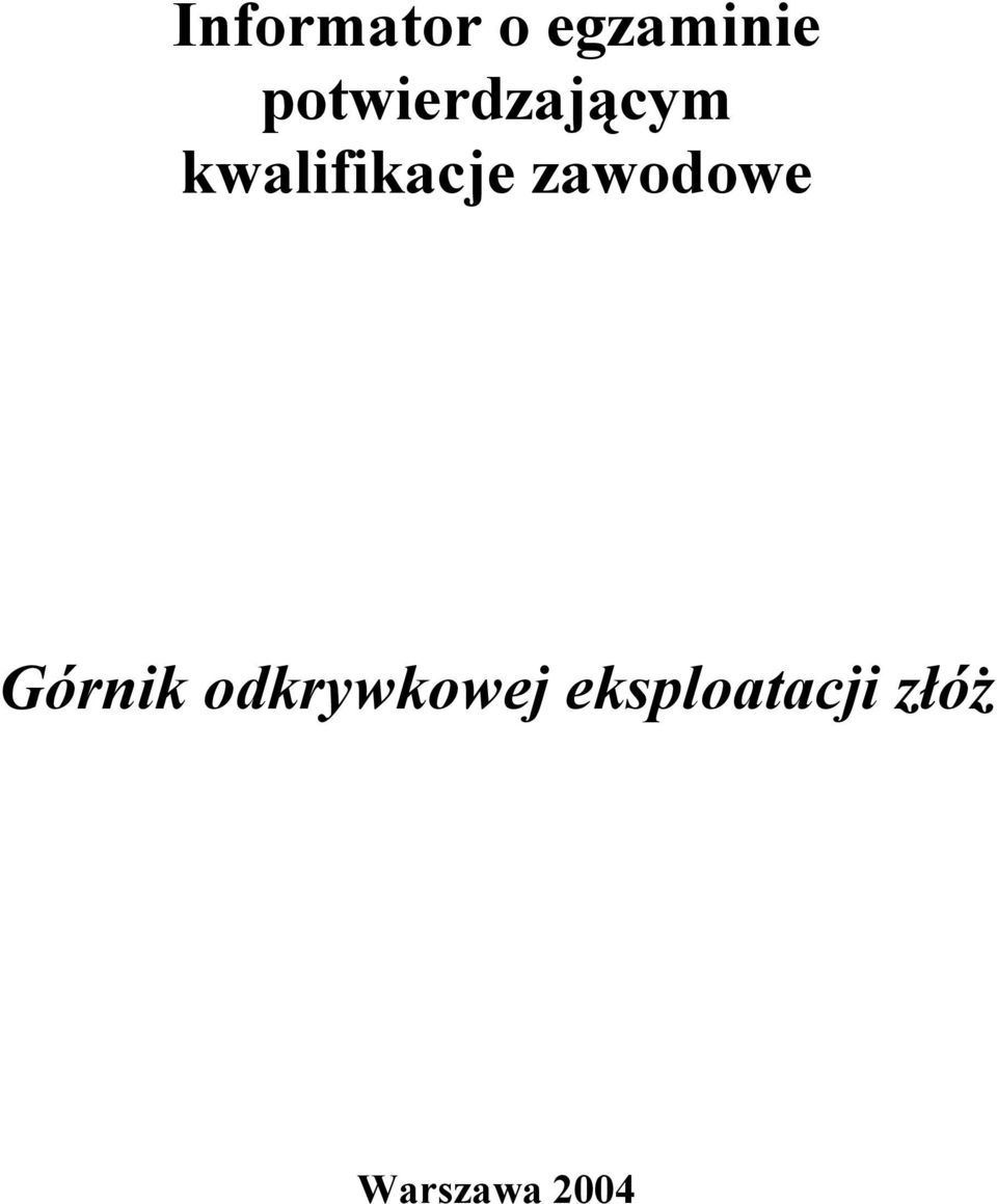 kwalifikacje zawodowe