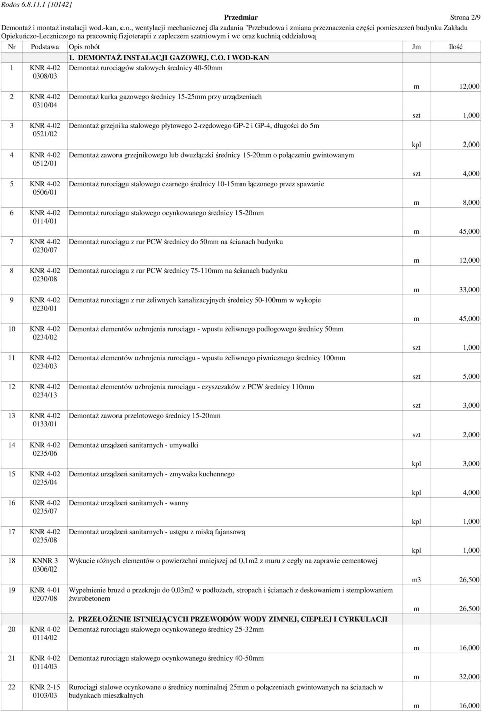 4-02 0114/02 21 KNR 4-02 0114/03 22 KNR 2-15 0103/03 1. DEMON