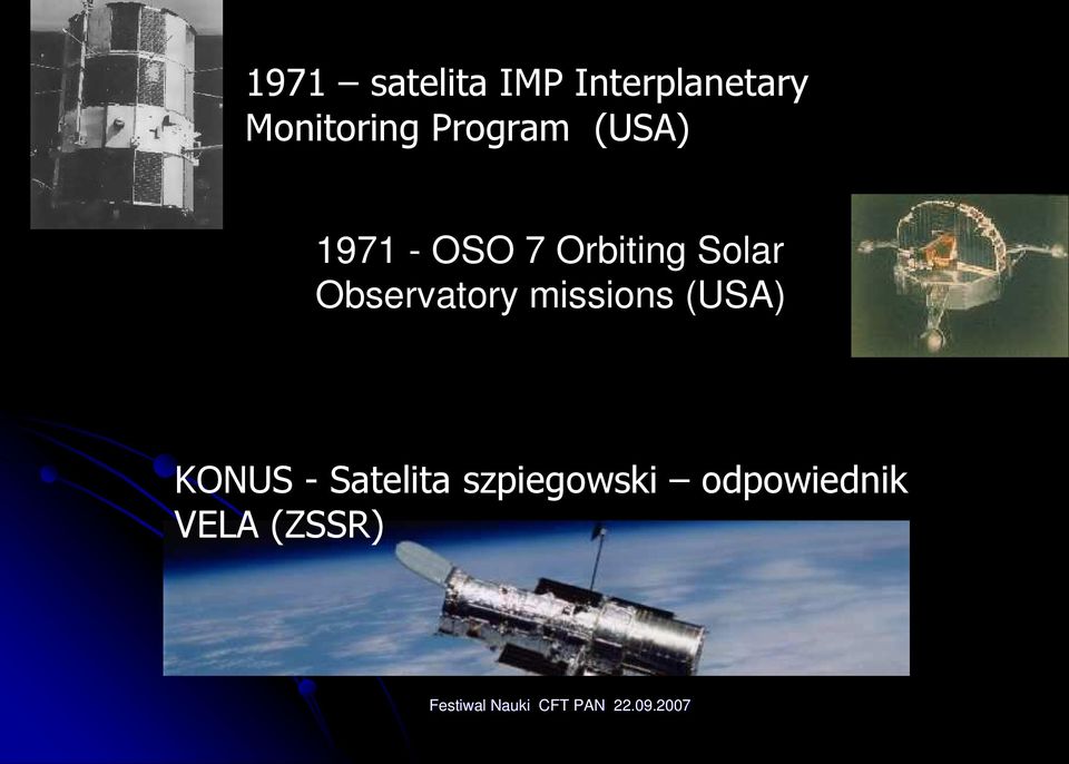 Orbiting Solar Observatory missions (USA)