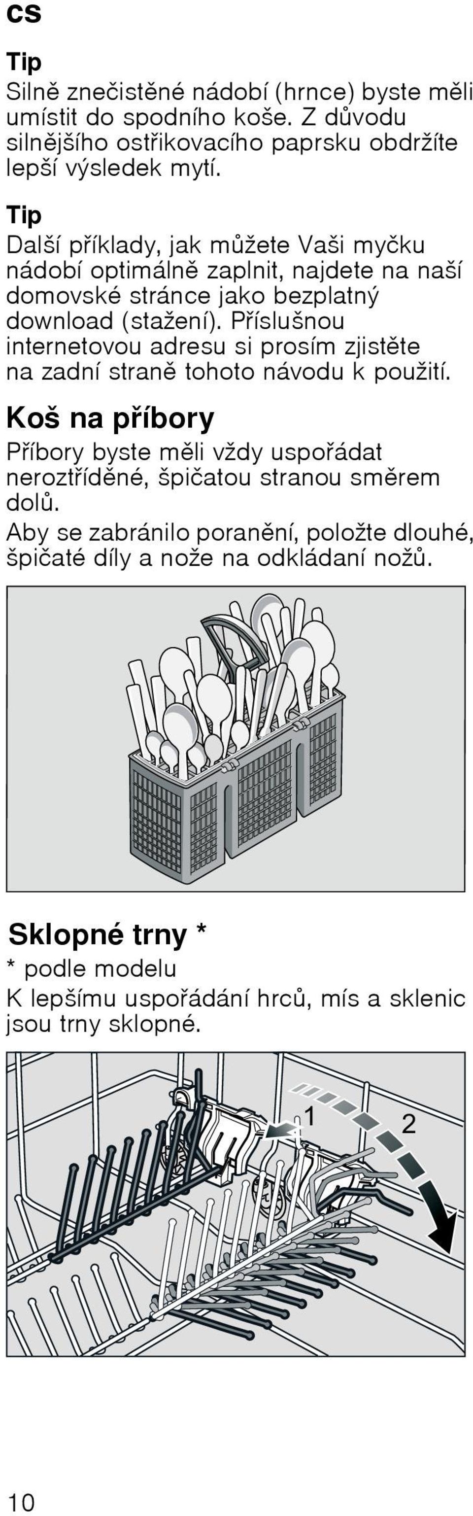 Pнsluљnou internetovou adresu siprosнm zjistte na zadnн stran tohoto nбvodu k pouћitн.