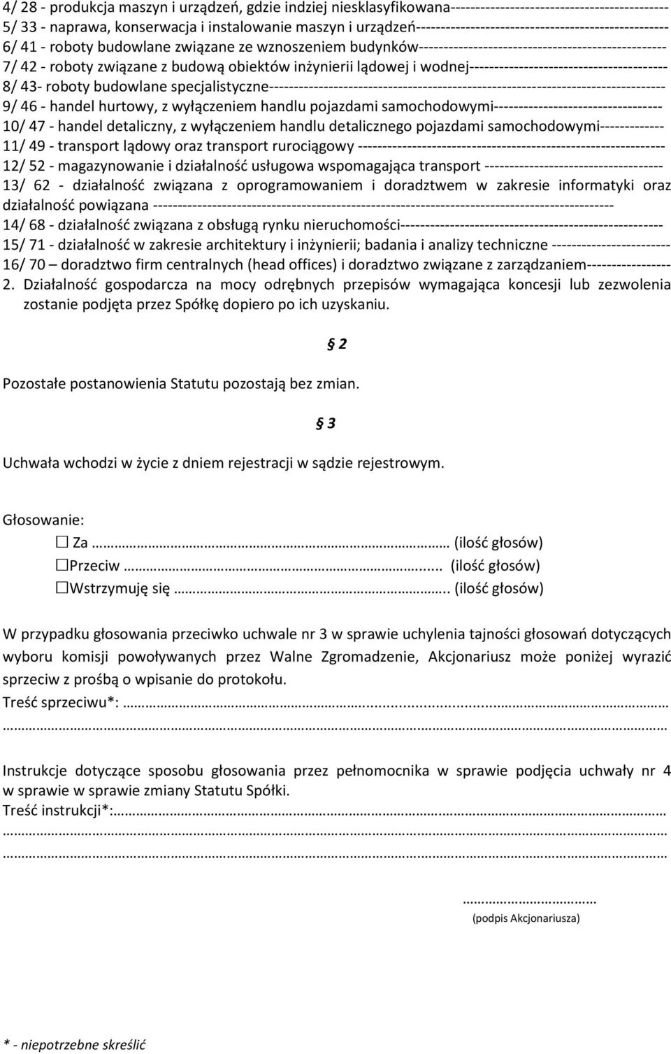 budową obiektów inżynierii lądowej i wodnej---------------------------------------- 8/ 43- roboty budowlane