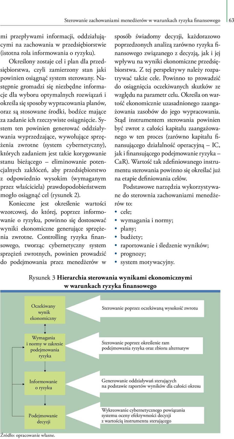 Następnie gromadzi się niezbędne informacje dla wyboru optymalnych rozwiązań i określa się sposoby wypracowania planów, oraz są stosowane środki, bodźce mające za zadanie ich rzeczywiste osiągnięcie.