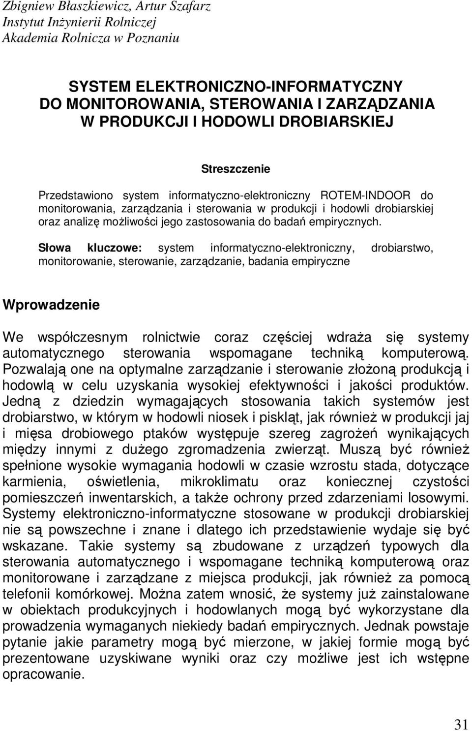 zastosowania do badań empirycznych.