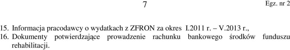 Dokumenty potwierdzające prowadzenie