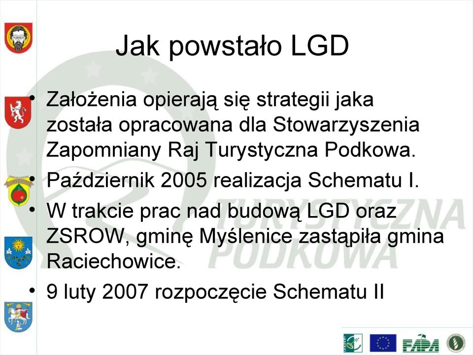 Październik 2005 realizacja Schematu I.