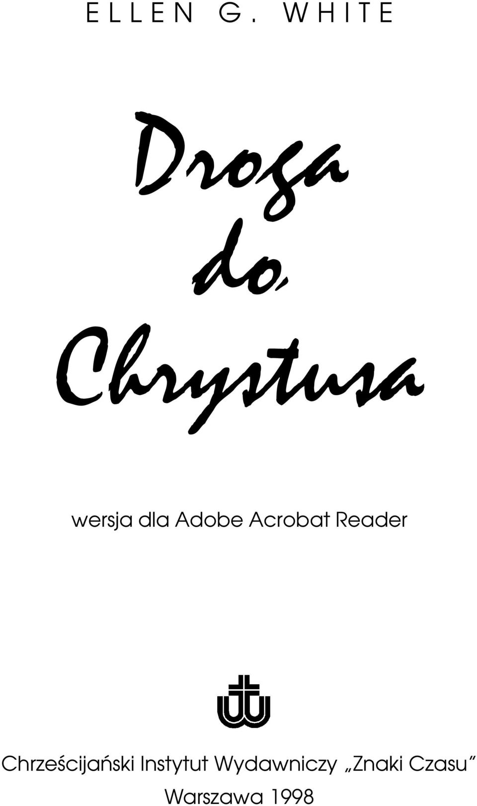 WHITE Droga do Chrystusa wersja dla Adobe