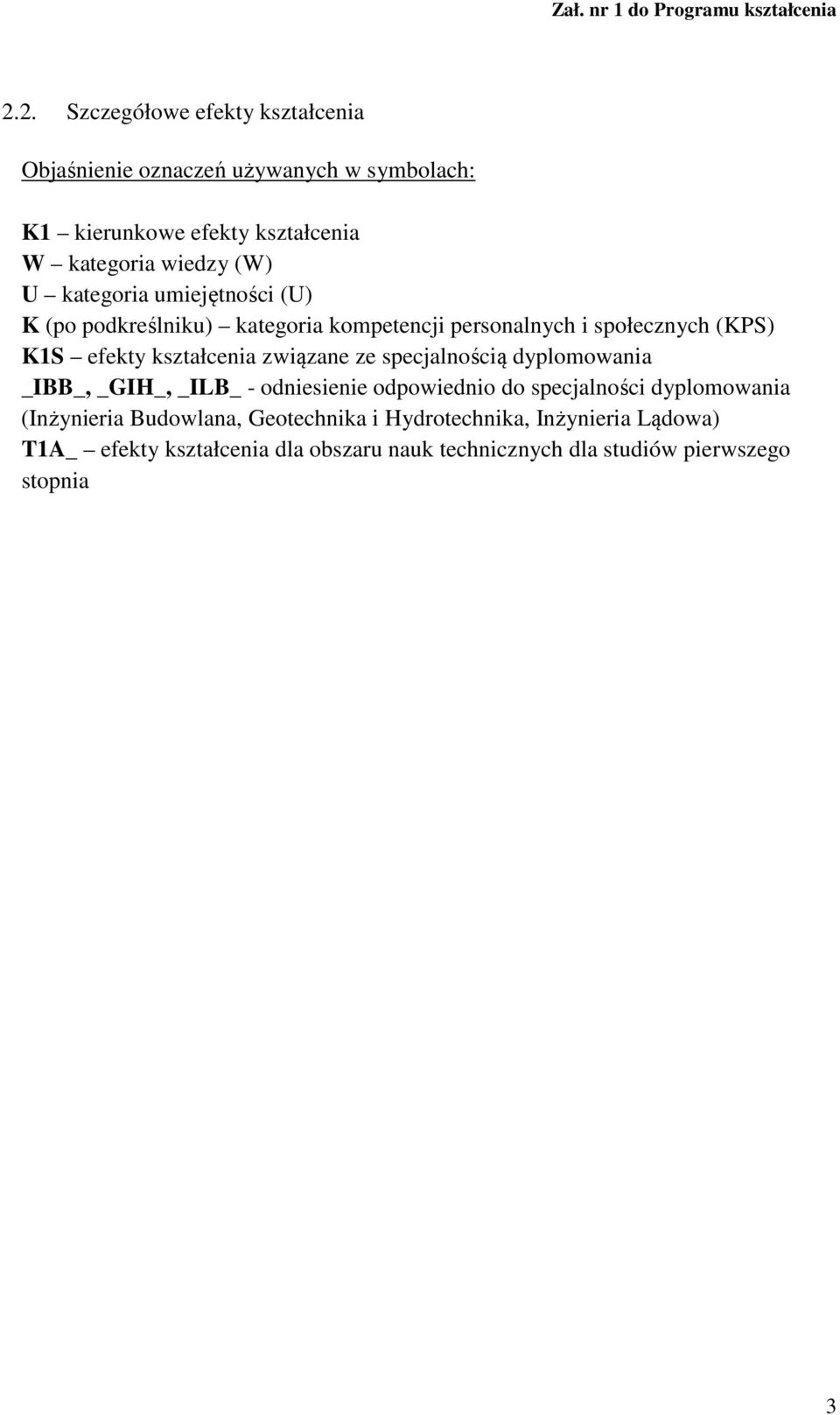 związane ze specjalnością dyplomowania _IBB_, _GIH_, _ILB_ - odniesienie odpowiednio do specjalności dyplomowania (Inżynieria