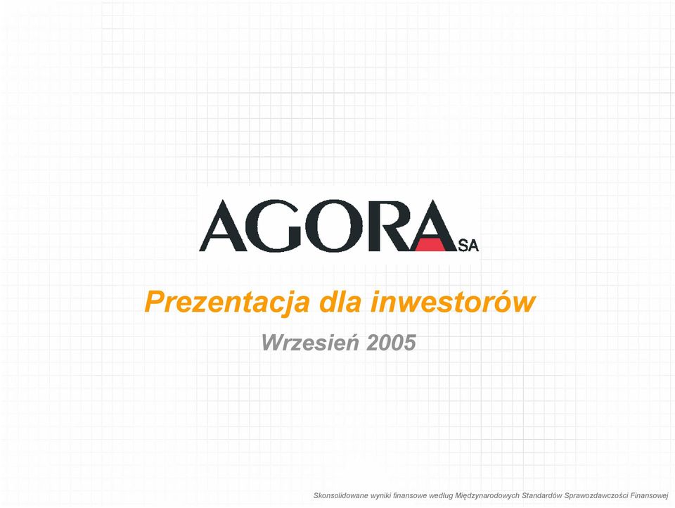 wyniki finansowe według