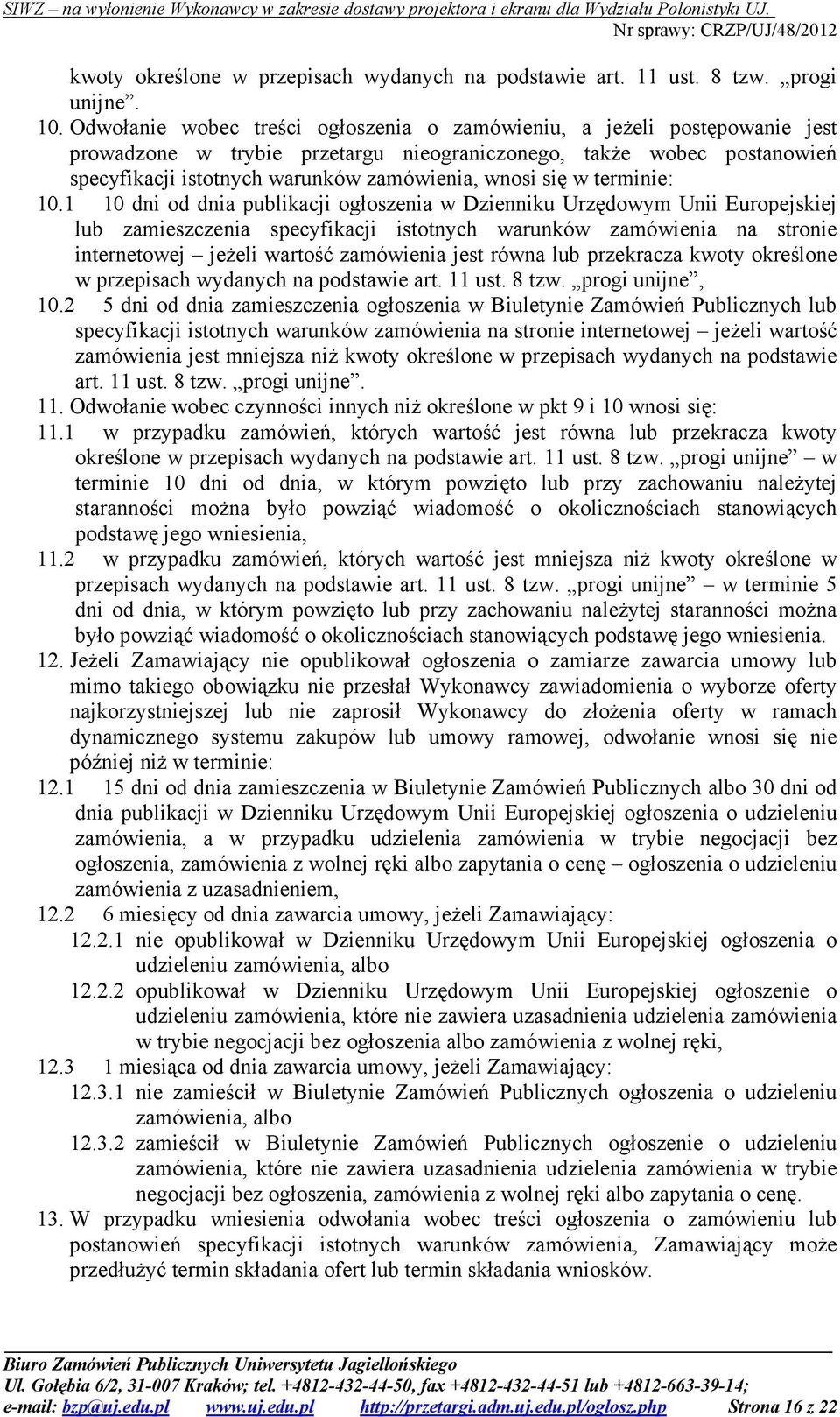 się w terminie: 10.