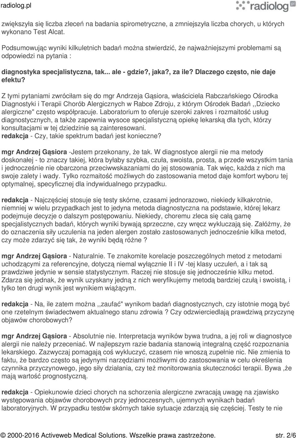 Dlaczego często, nie daje efektu?