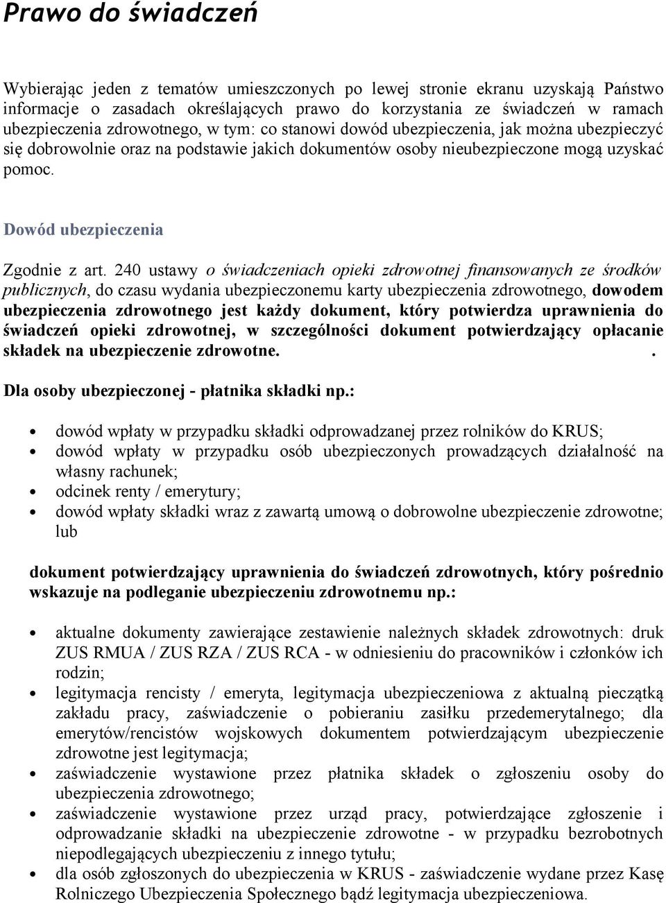Dowód ubezpieczenia Zgodnie z art.