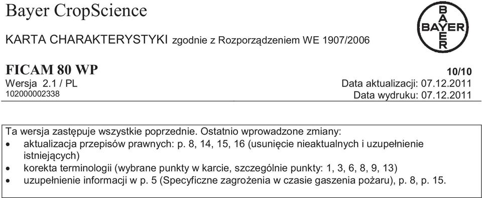 8, 14, 15, 16 (usunięcie nieaktualnych i uzupełnienie istniejących) korekta terminologii