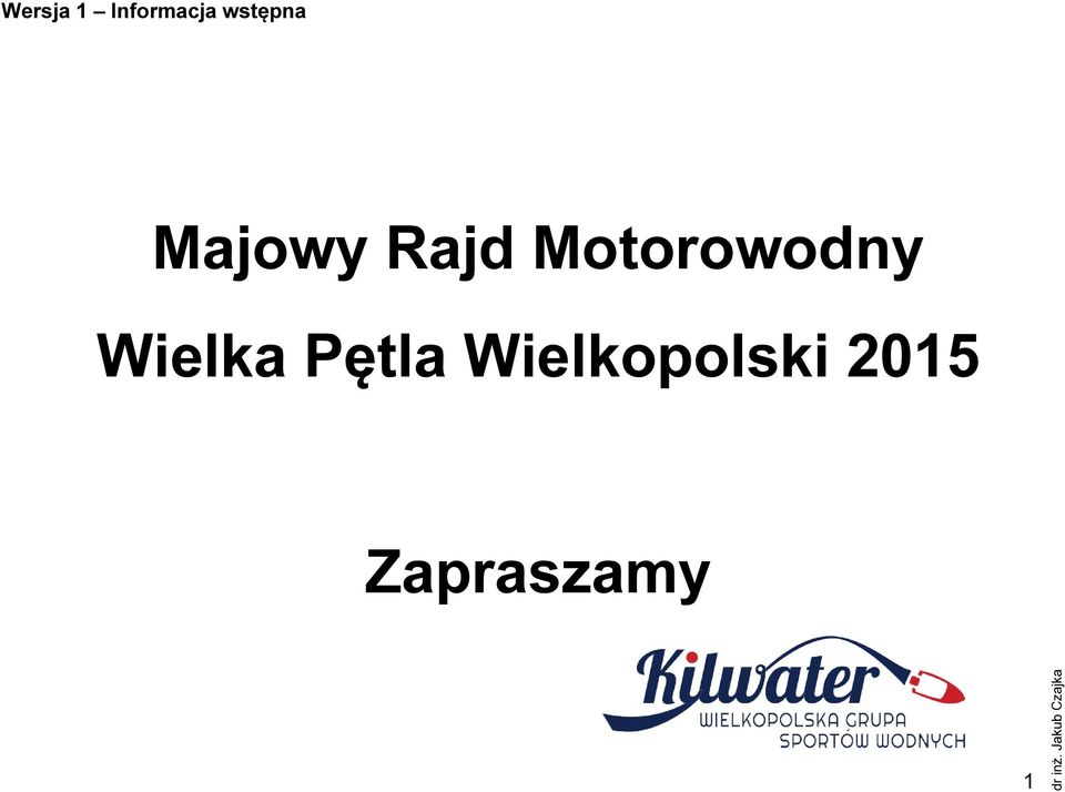 wstępna Majowy