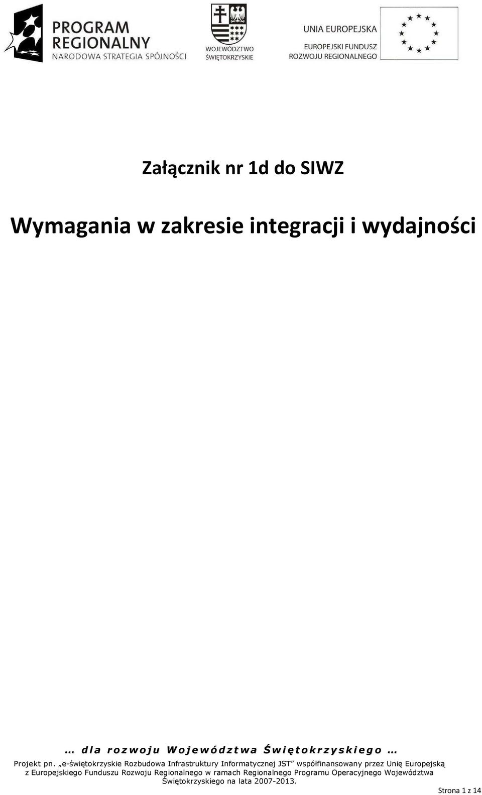 zakresie integracji