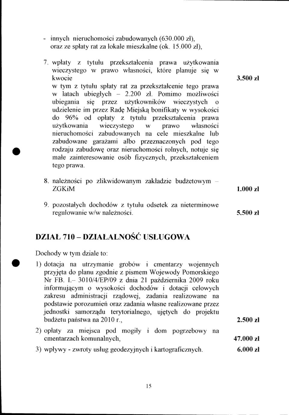 Pmim mziiwsci trbiegania siq przez uzytkwnikw wieczystych udzielenie imprzez Radg Miejsk4 bnifikaty w wysksci d 96% d platy z tytutu przeksztalcenia prawa ruzytkwania wieczysteg w praw wlasnsci