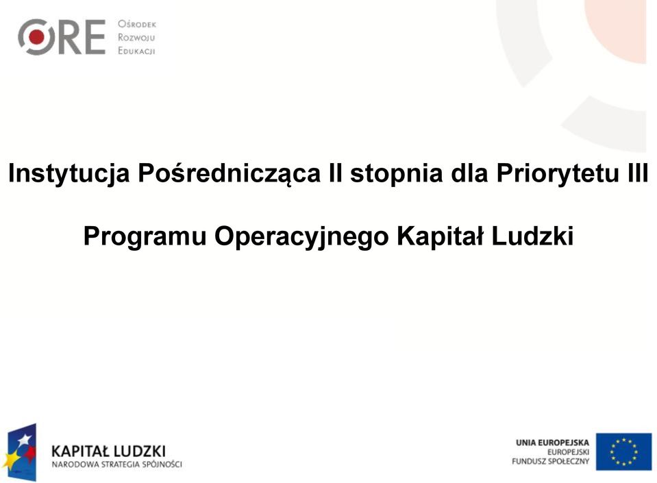 stopnia dla Priorytetu