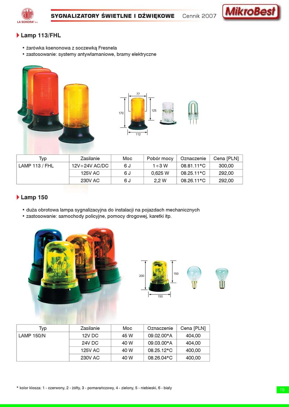 11*C 292,00 v Lamp 150 duża obrotowa lampa sygnalizacyjna do instalacji na pojazdach mechanicznych zastosowanie: samochody policyjne, pomocy drogowej, karetki itp.