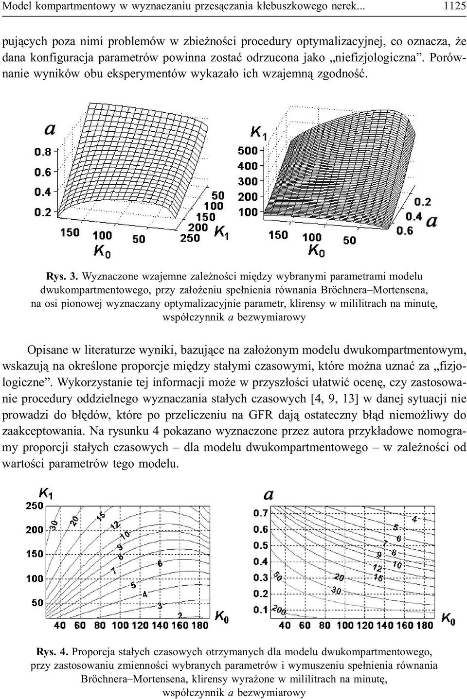 Porównanie wyników obu eksperymentów wykaza³o ich wzajemn¹ zgodnoœæ. Rys. 3.