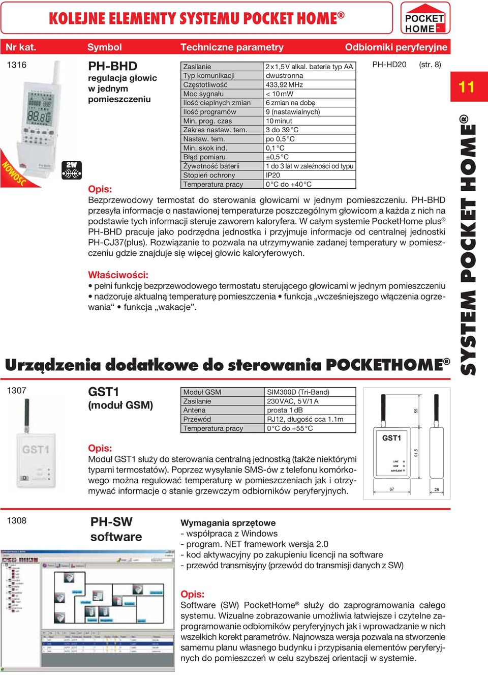 tem. 3 do 39 C Nastaw. tem. po 0,5 C Min. skok ind.