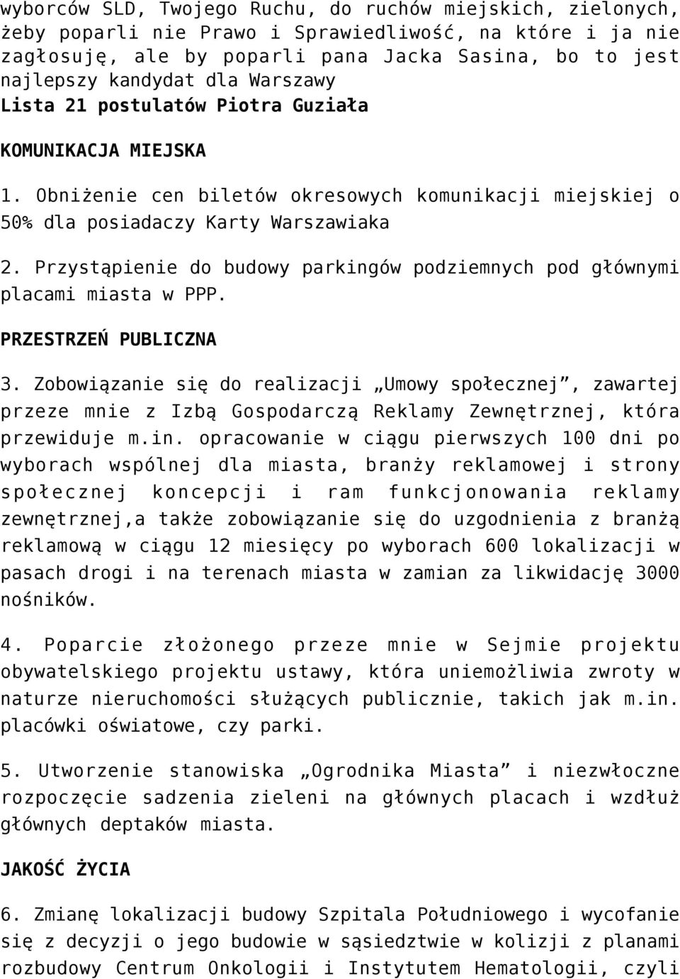 Przystąpienie do budowy parkingów podziemnych pod głównymi placami miasta w PPP. PRZESTRZEŃ PUBLICZNA 3.