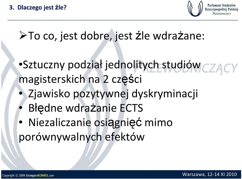 podziałjednolitych studiów magisterskich na 2 części