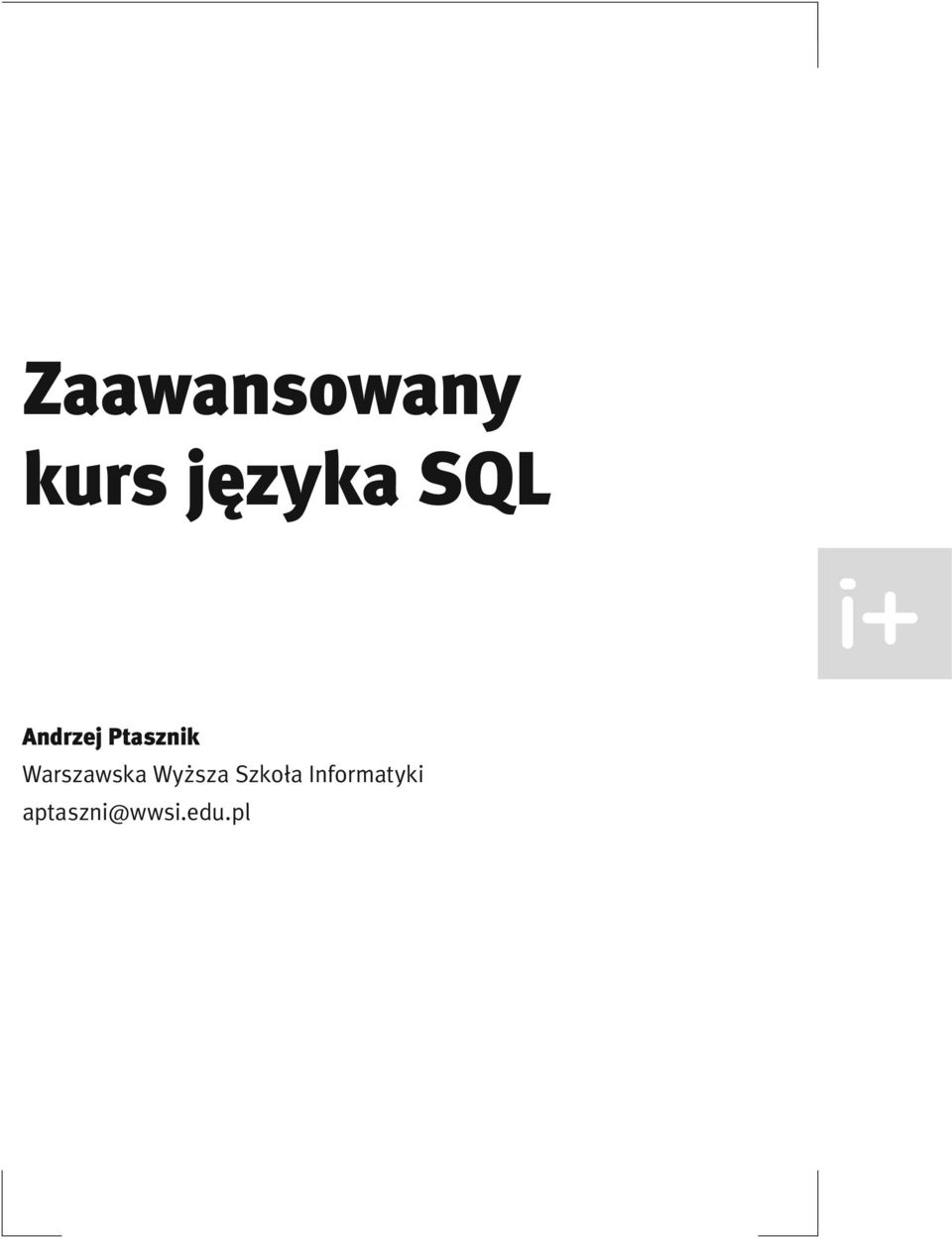 Warszawska Wyższa Szkoła