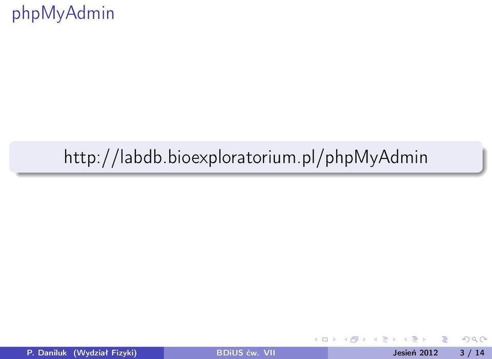 pl/phpmyadmin P.