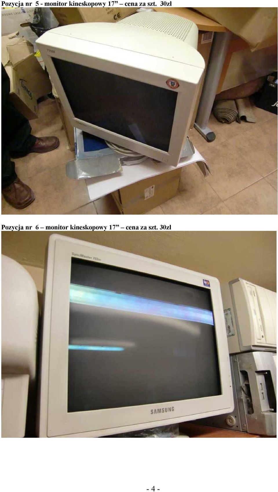 30zł Pozycja nr 6 monitor 