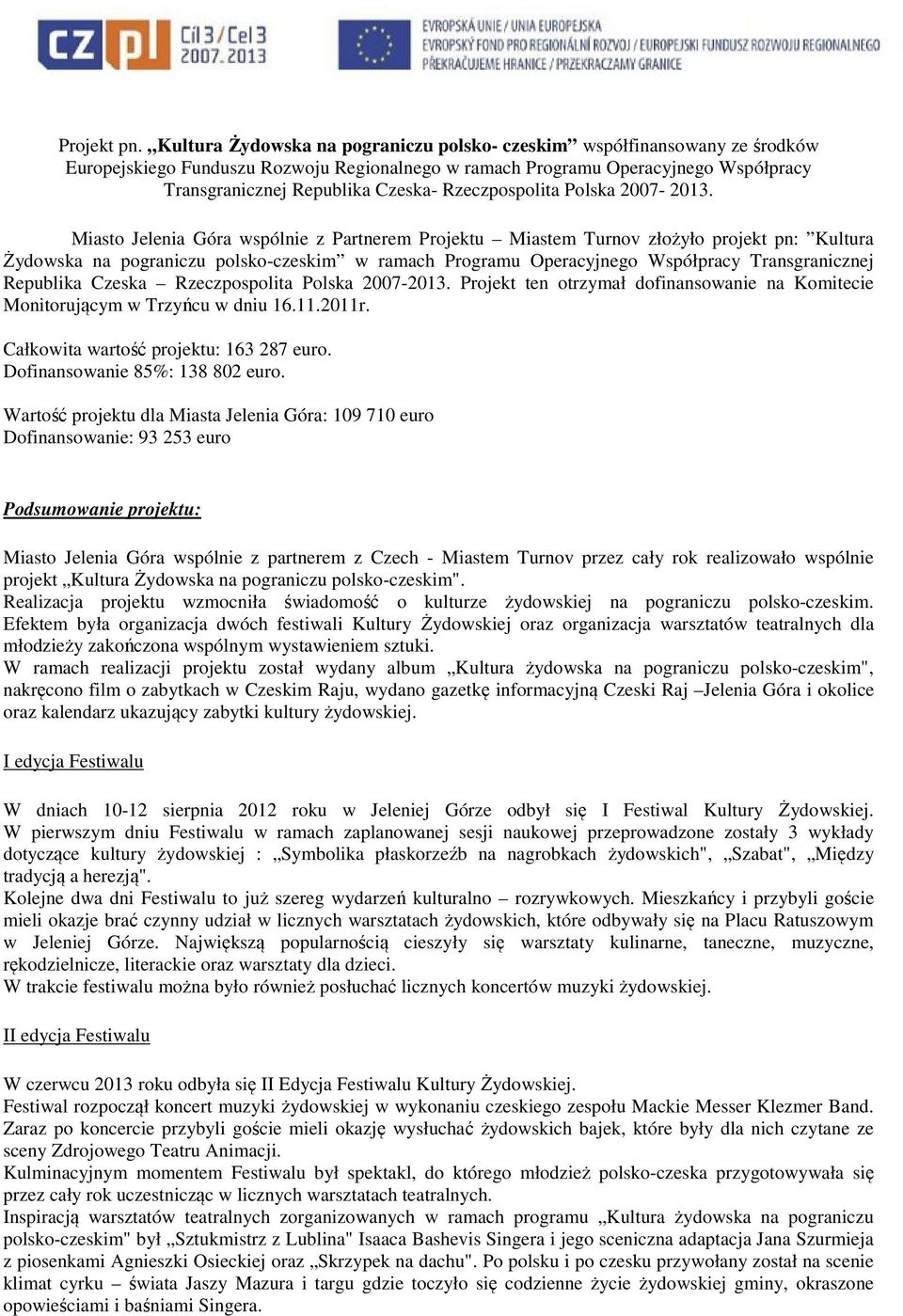 Rzeczpospolita Polska 2007-2013.
