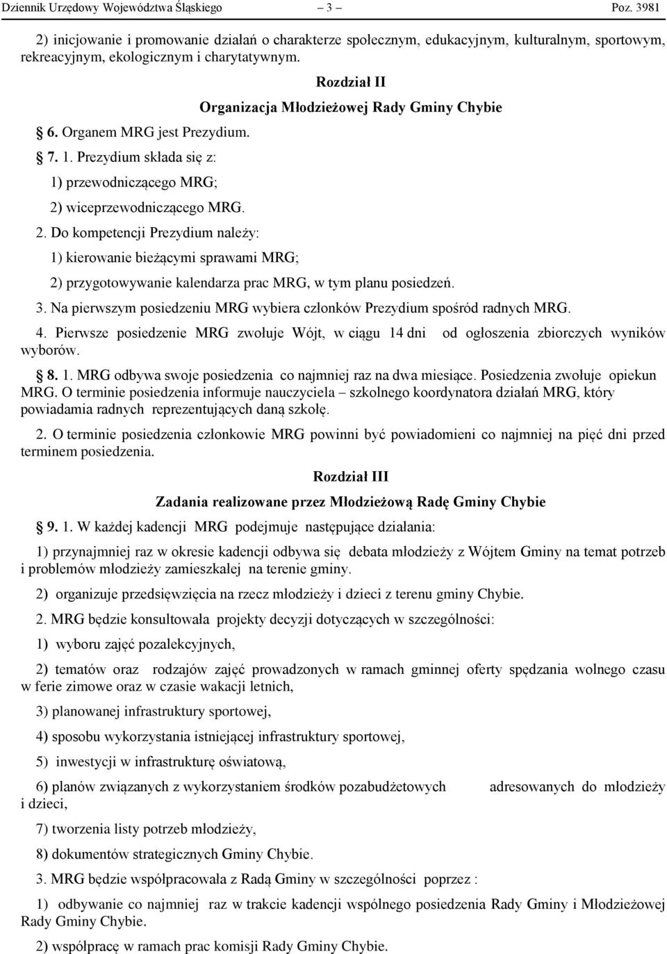 wiceprzewodniczącego MRG. 2.